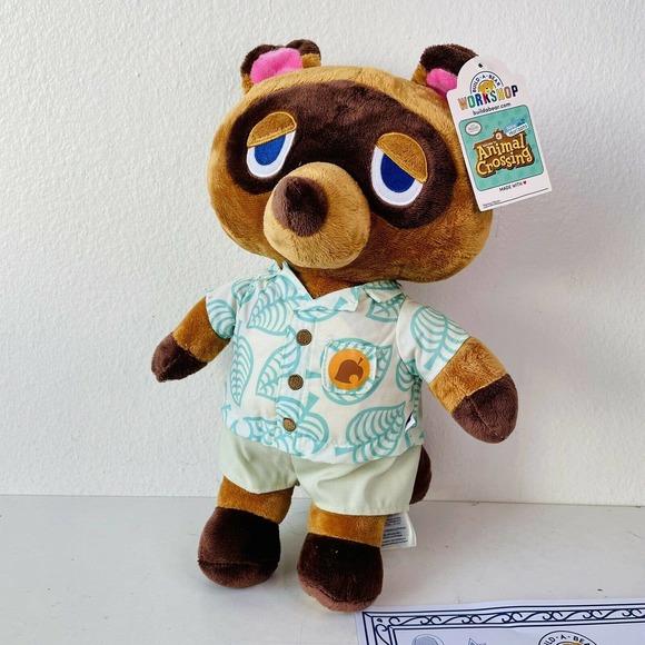 Tom Nook x Build-a-bear Plush Figure W/ Phrases - Picture 1 of 8